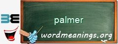 WordMeaning blackboard for palmer